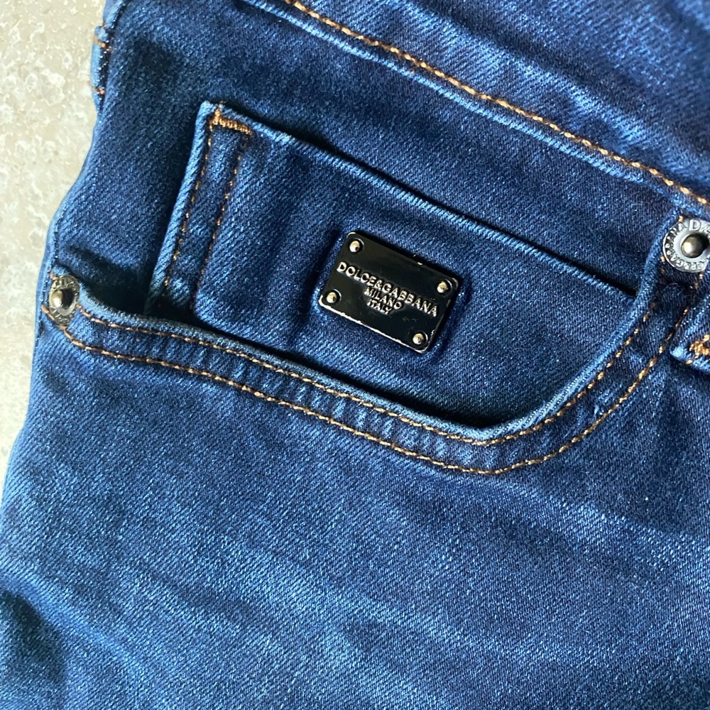 Dolce & Gabbana Men's Blue Jeans, 34x29, Good Condition, Slim Straight - Picture 2 of 9